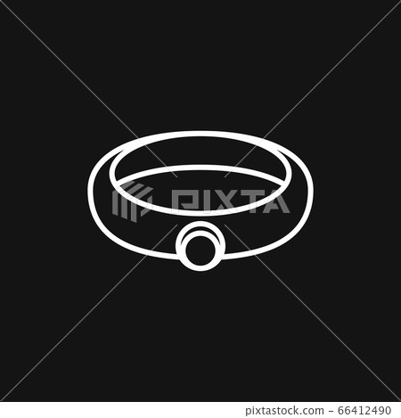 Ring icon, engagement and wedding ring. Vector 66412490