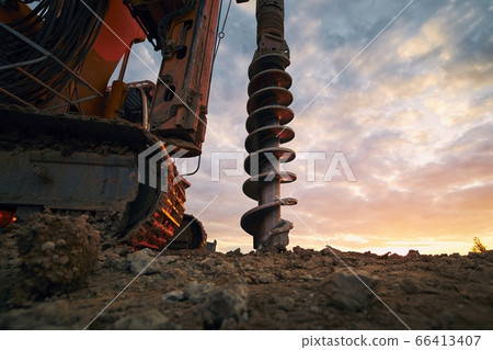Building activity on contruction site Building activity on contruction site 66413407