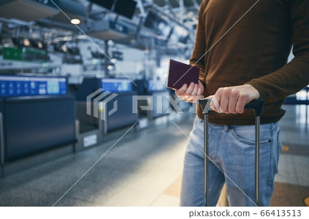 Check-in at airport Check-in at airport 66413513