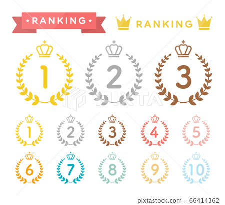 Ranking icon set / rank / illustration Ranking icon set / rank / illustration 66414362