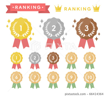 Ranking icon set / rank / illustration 66414364