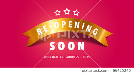 Grand opening or re opening vector background. Grand opening or re opening vector background. 66415240