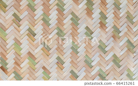 Rattan texture, detail handcraft bamboo weaving 66415261