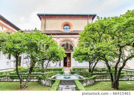 Italy World Heritage Church of Santa Maria delle Grazie Courtyard 66415461