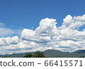 blue sky background with white clouds 66415571