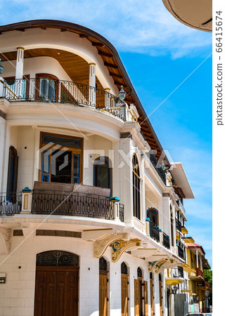 Spanish colonial house in Casco Viejo, Panama City 66415674