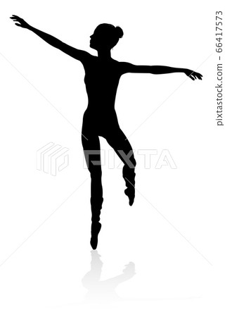 Ballet Dancer Silhouette Ballet Dancer Silhouette 66417573