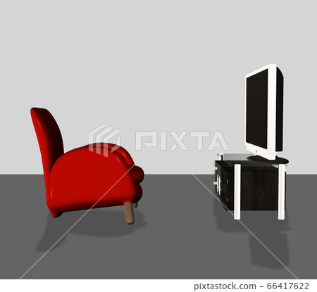 3d Modern TV set 3d Modern TV set 66417622