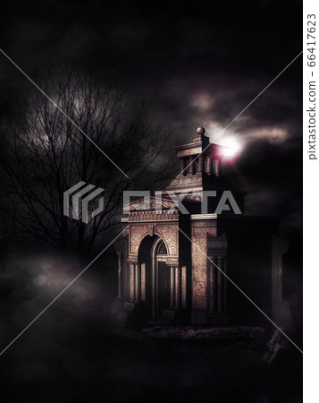 3d Crypt in the forest 66417623