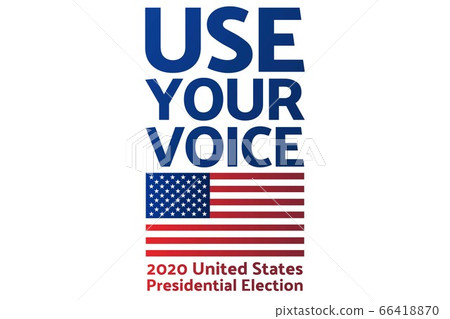 The 2020 United States Presidential Election concept. Template for background, banner, card, poster 66418870