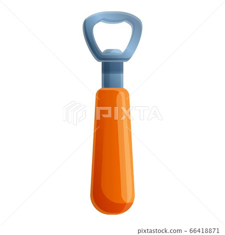 Home bottle opener icon, cartoon style Home bottle opener icon, cartoon style 66418871