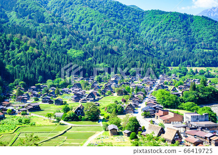 初夏的白川鄉(早晨) 初夏的白川鄉(早晨) 66419725
