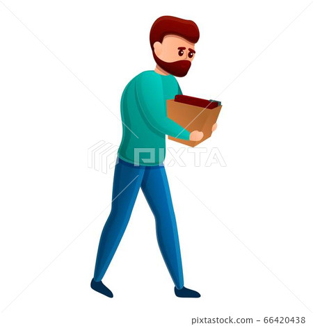 Unemployed hipster icon, cartoon style Unemployed hipster icon, cartoon style 66420438