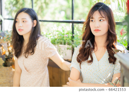 Women, couple, lifestyle 66421553