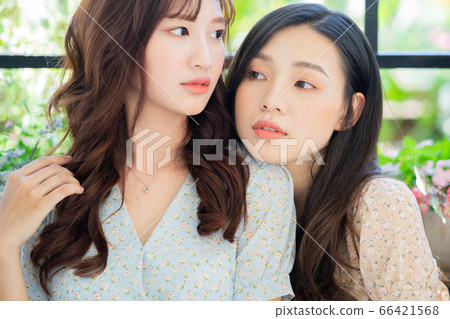 Women, couple, lifestyle 66421568