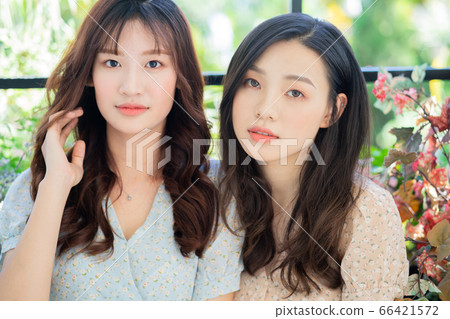 Women, couple, lifestyle 66421572