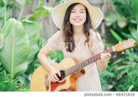 Woman, music, lifestyle 66421616