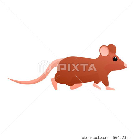 Walking rat icon, cartoon style Walking rat icon, cartoon style 66422363