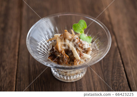 Mushrooms with sleet Mushrooms with sleet 66423225