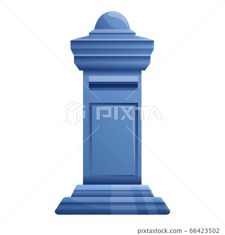 Letter mailbox icon, cartoon style Letter mailbox icon, cartoon style 66423502
