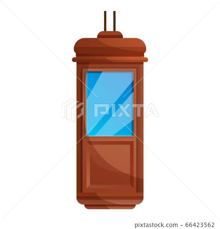 Hotel elevator cabine icon, cartoon style Hotel elevator cabine icon, cartoon style 66423562