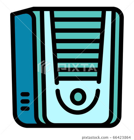 Heater conditioner icon, outline style 66423864