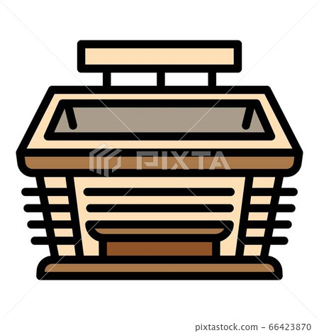 Sport city arena icon, outline style 66423870