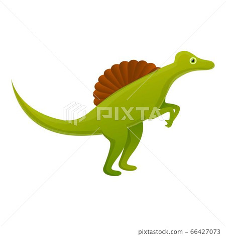 Spinosaurus icon, cartoon style 66427073