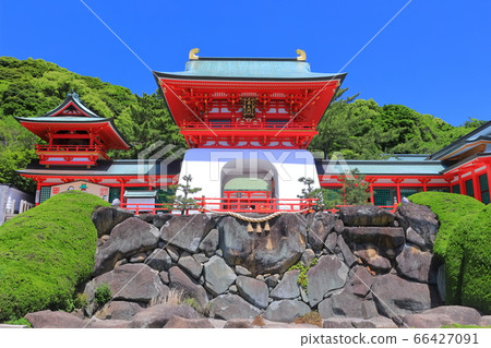 [山口縣]赤ama神社在晴朗的天氣下 66427091