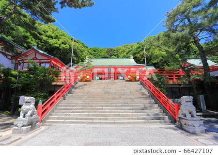 [山口縣]赤羽神社海天在晴朗的天氣下 66427107