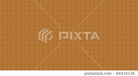 Flat abstract pattern polka dot and diamond in faded orange. 66428136