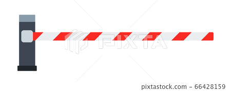 Automatic barrier vector icon flat isolated 66428159