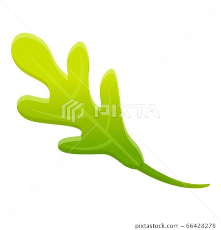 Rucola leaf icon, cartoon style Rucola leaf icon, cartoon style 66428278