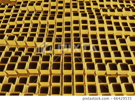 Abstract golden square texture. Abstract golden square texture. 66429535