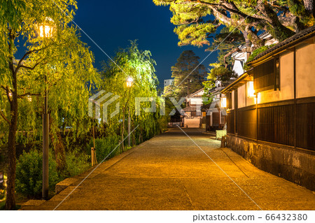《岡山縣》夜間倉敷美kan地區,傳統街景《初夏》 《岡山縣》夜間倉敷美kan地區,傳統街景《初夏》 66432380