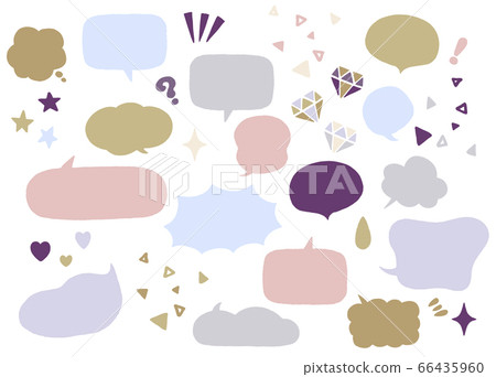 A set of cute and fashionable colored vector balloons with gems, hearts, and glitter. A set of cute and fashionable colored vector balloons with gems, hearts, and glitter. 66435960