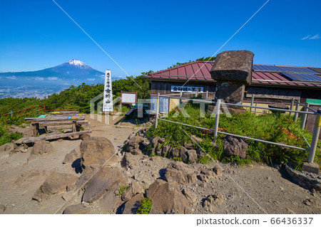 View of Mount Fuji from the peak of Mt.Kintoki 66436337