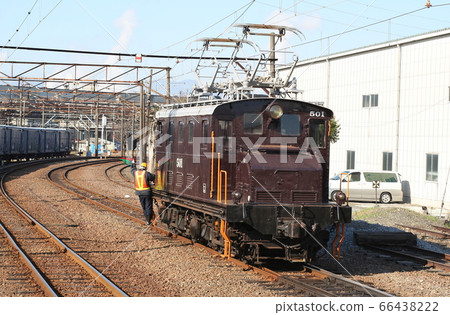 Running of the oldest active electric locomotive Gakunan Railway Shizuoka Prefecture 66438222