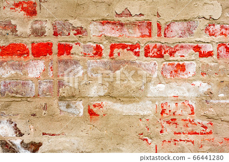 Weathered texture of stained old orange and white Weathered texture of stained old orange and white 66441280