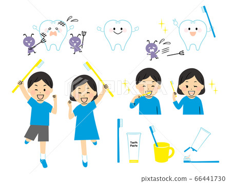 刷牙習慣和兒童 66441730