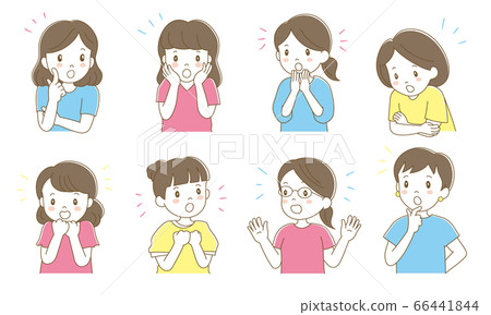 Eight surprised women 66441844