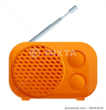 Camping radio icon, cartoon style Camping radio icon, cartoon style 66443034