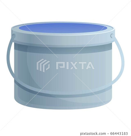 Glue bucket icon, cartoon style 66443183