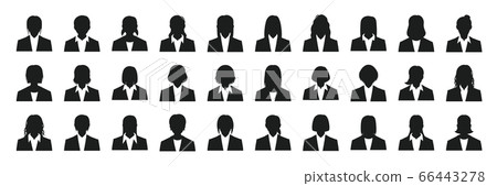 商業女性剪影集 商業女性剪影集 66443278