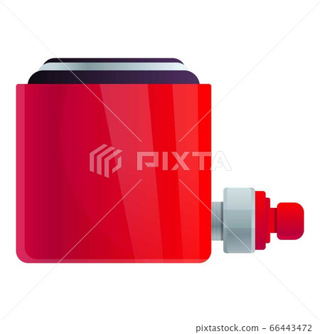 Jackscrew tool icon, cartoon style 66443472