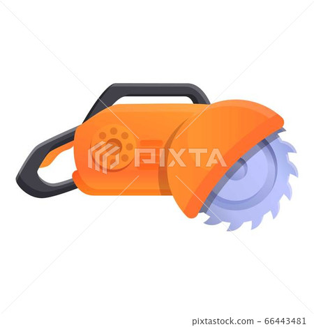 Saw cutter machine icon, cartoon style Saw cutter machine icon, cartoon style 66443481