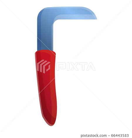 Shoe repair tool icon, cartoon style 66443583