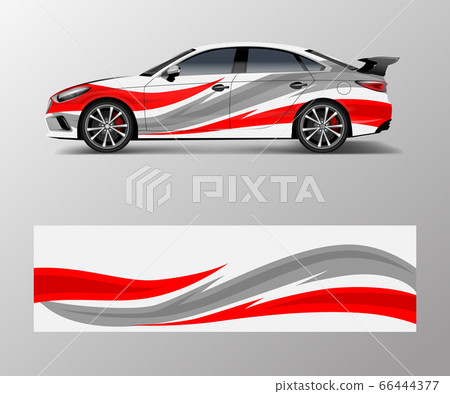 modern stripe for racing car wrap, sticker, and modern stripe for racing car wrap, sticker, and 66444377