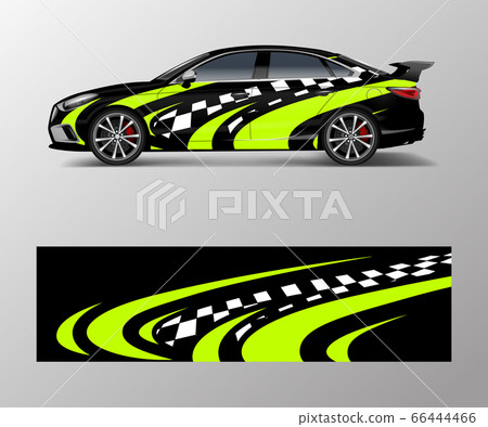 Sport car racing wrap design. vector design. Sport car racing wrap design. vector design. 66444466
