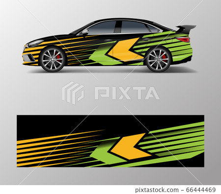 abstract stripe for racing car wrap, sticker, and abstract stripe for racing car wrap, sticker, and 66444469